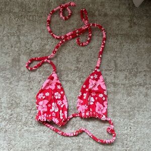 Frankie’s Bikinis Triangle Top in Coconut Girl